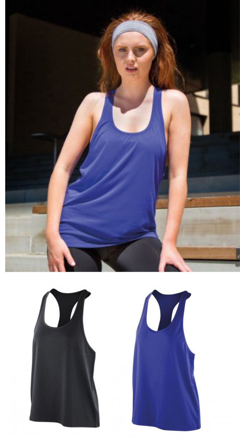Spiro SR285F Ladies Impact Softex Tank Top  Spiro SR285F Ladies Impact Softex Tank Top
